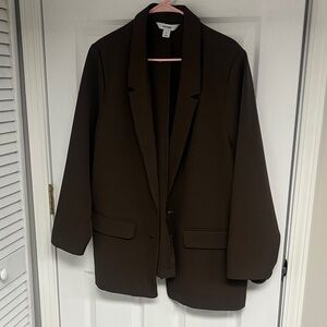 Old Navy Dark Brown Suit Jacket
